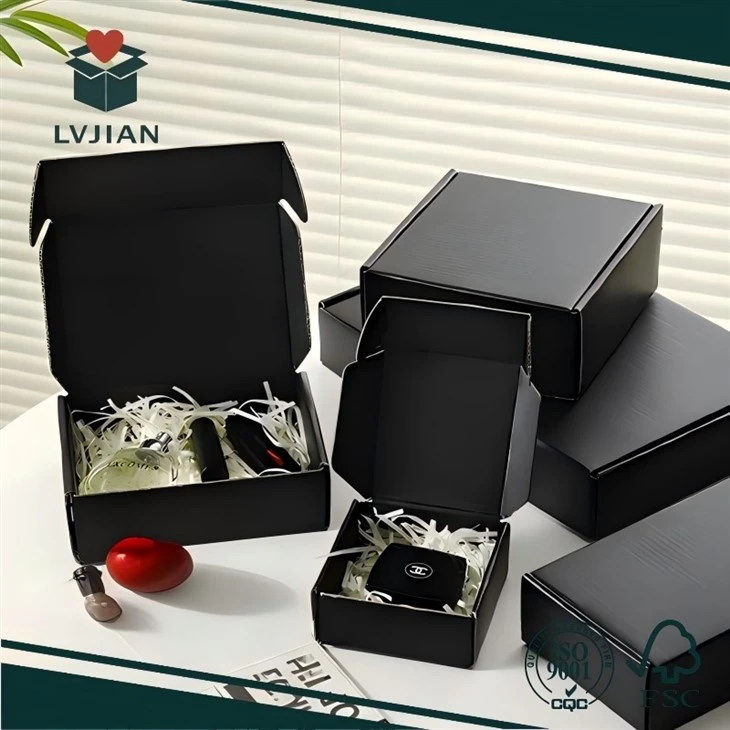 Black Corrugated Paper Container factory
